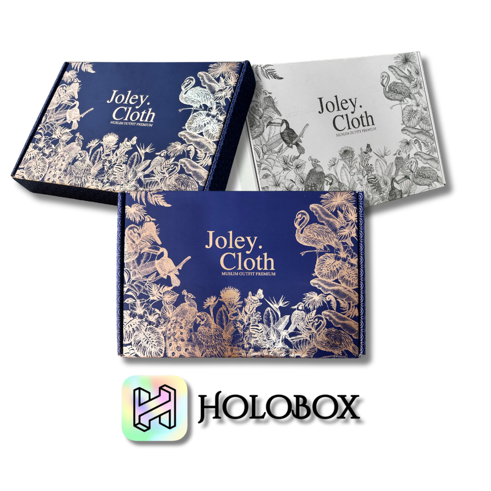 Corrugated Hologram Box Packaging - Trend Desain Kemasan 2025